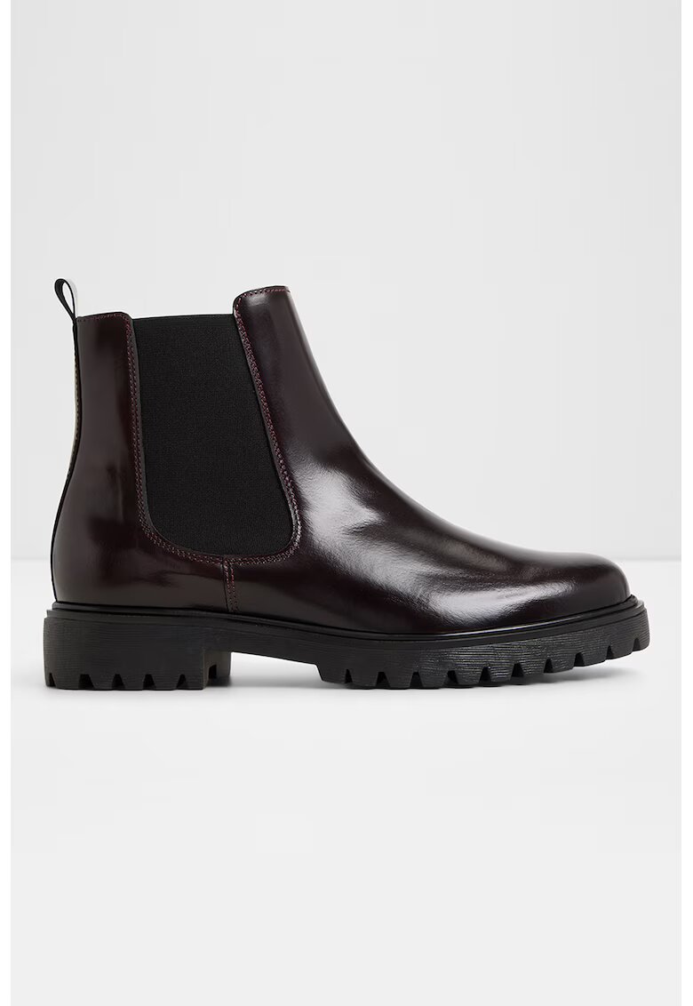 Aldo Ghete Chelsea din piele Adalitlan - Maro cognac