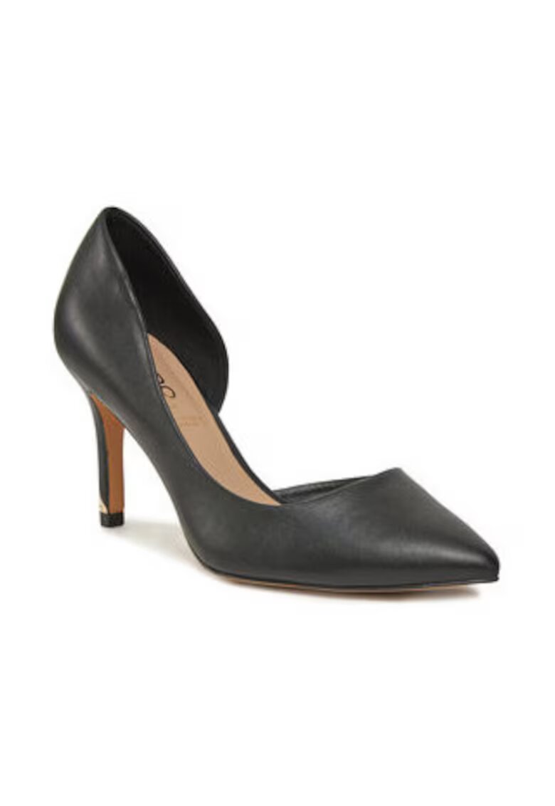 Aldo Pantofi dama - toc inalt - piele ecologica - negru -