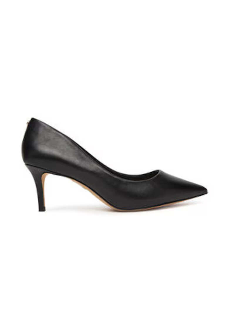 Aldo Pantofi dama - toc inalt - piele naturala - negru
