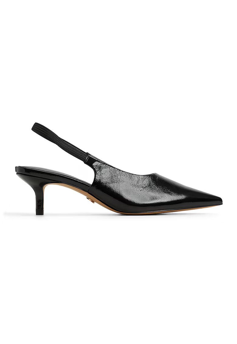 Aldo Pantofi de piele slingback cu toc kitten Oceweth - Negru