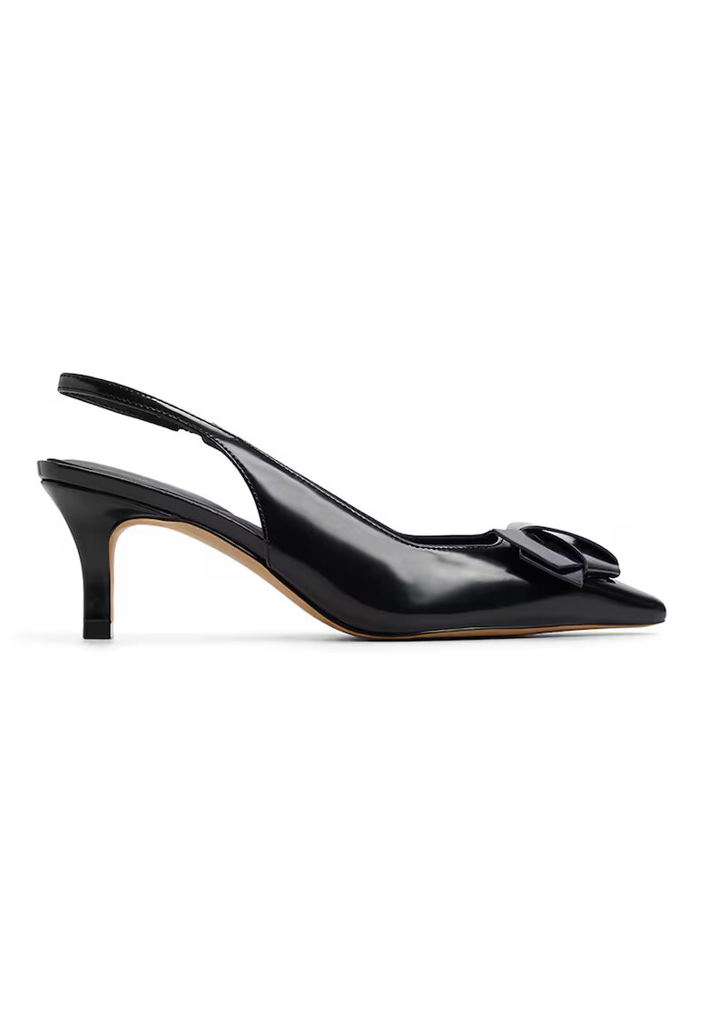Aldo Pantofi slingback de piele ecologica cu toc Blaine - Negru