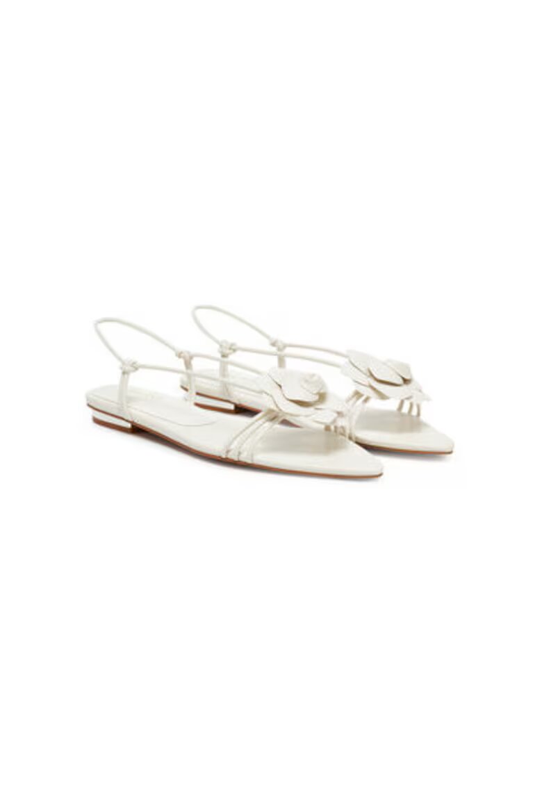 Aldo Sandale dama - 13986281 - Piele ecologica - Alb