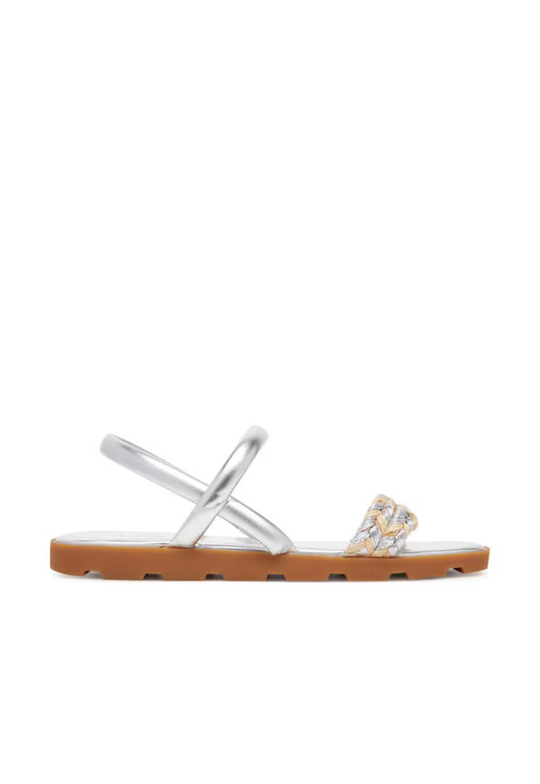 Aldo Sandale dama 14003461 - Piele ecologica - Argintiu - Argintiu