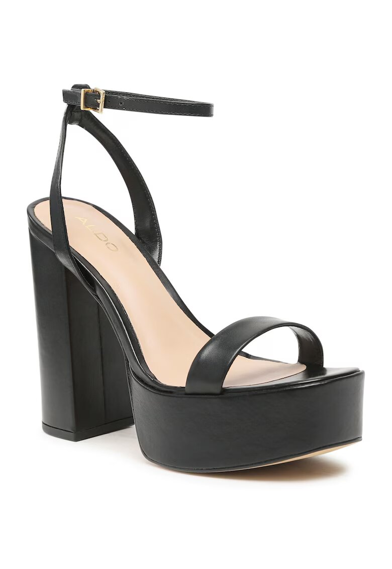 Aldo Sandale dama - 302019588 - Piele naturala - Negru - Negru