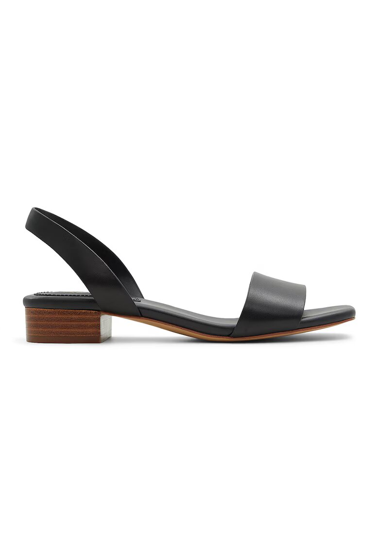 Aldo Sandale slingback de piele Doreanna - Negru