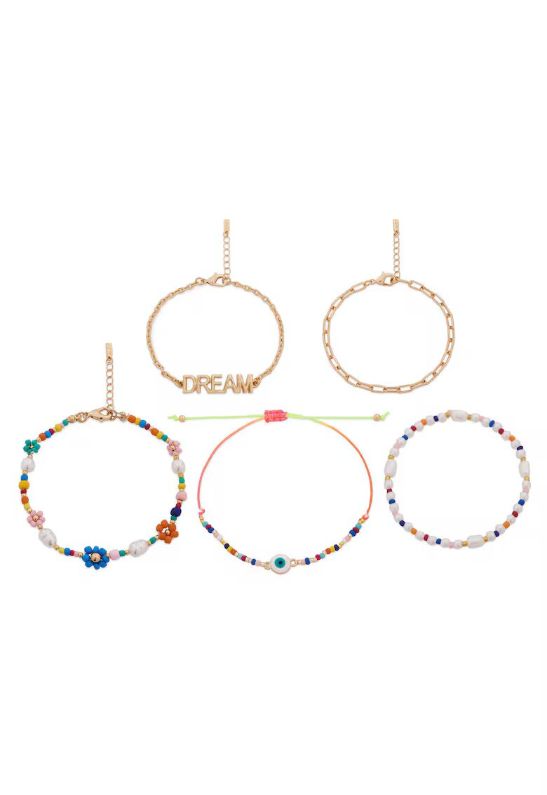 Aldo Set 5 bratari - colorat - material plastic - OS