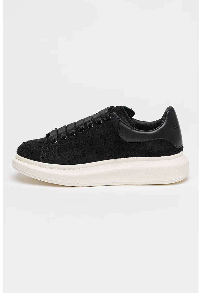 Alexander McQueen Pantofi sport de piele Champ - Negru