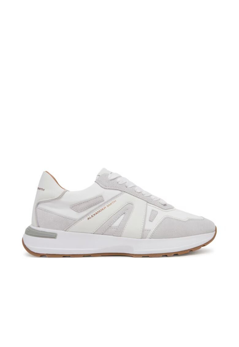 Alexander Smith Pantofi sport barbati - ASBBLPM - Textil - Alb