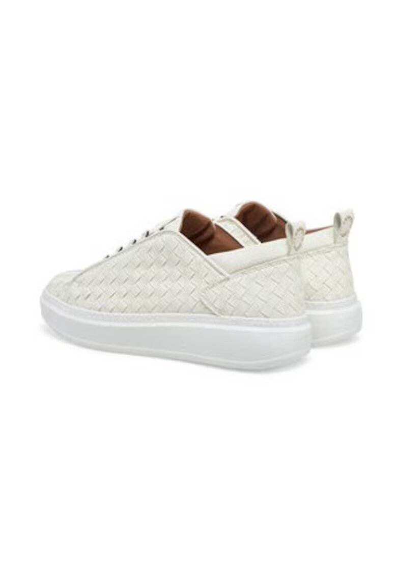 Alexander Smith Pantofi sport barbati Piele naturala - Alb - Alb