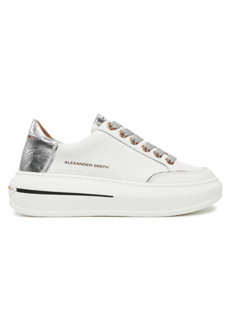 Alexander Smith Pantofi sport dama 305200174 - Piele naturala - Alb - Alb