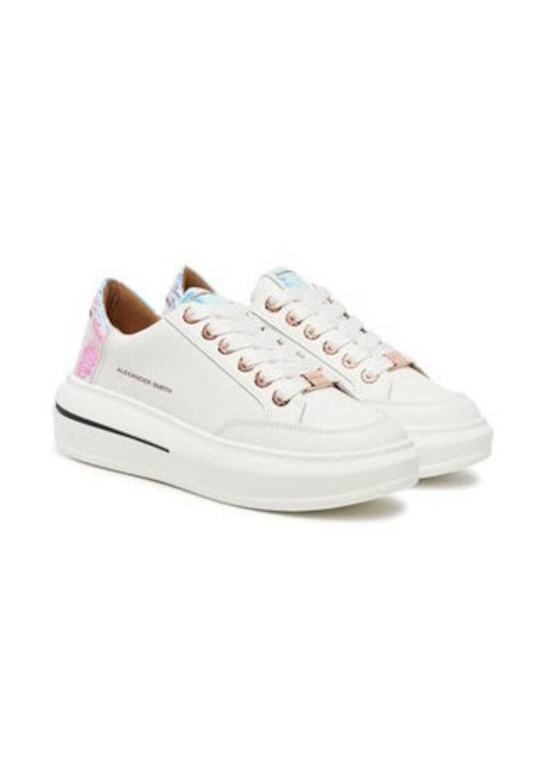 Alexander Smith Pantofi sport dama 305200181 - Piele naturala - Alb - Alb