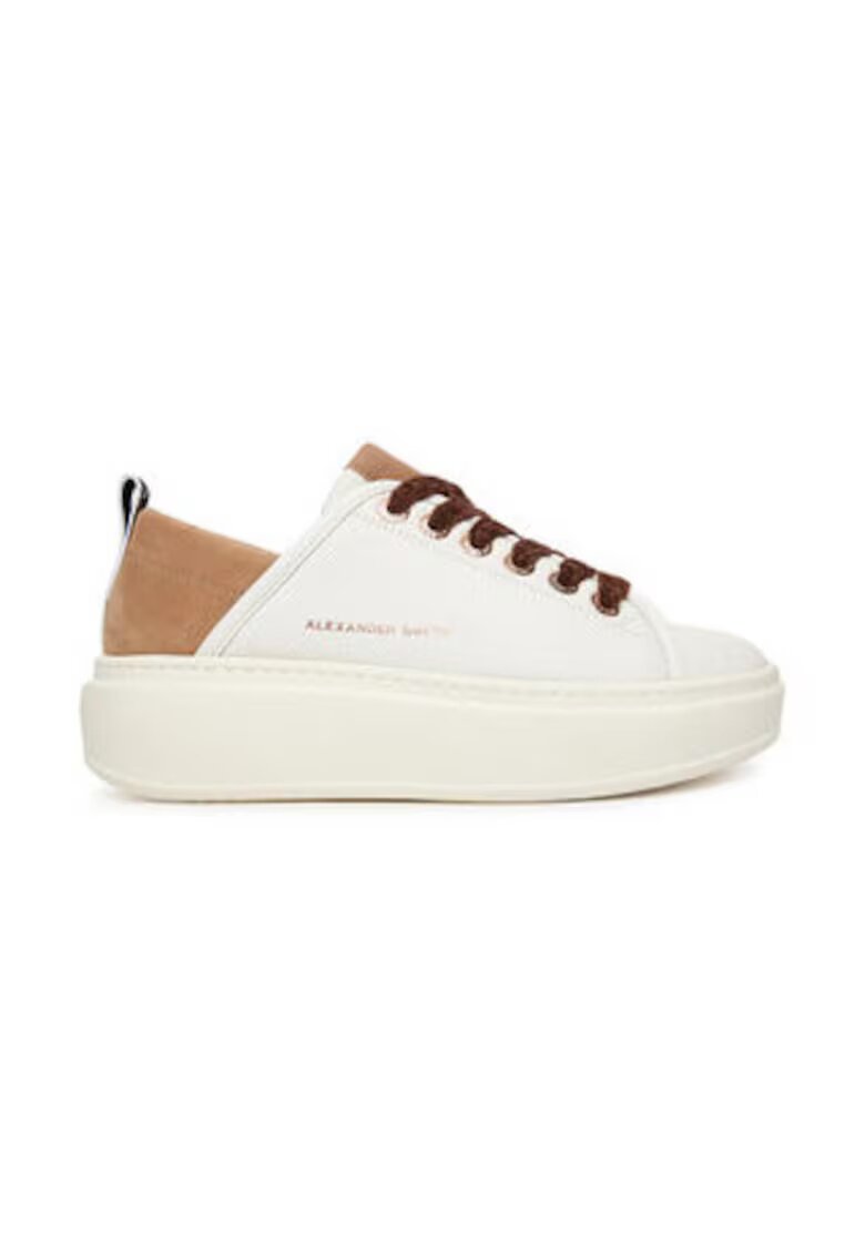 Alexander Smith Tenisi dama 305504166 - Piele naturala - Alb