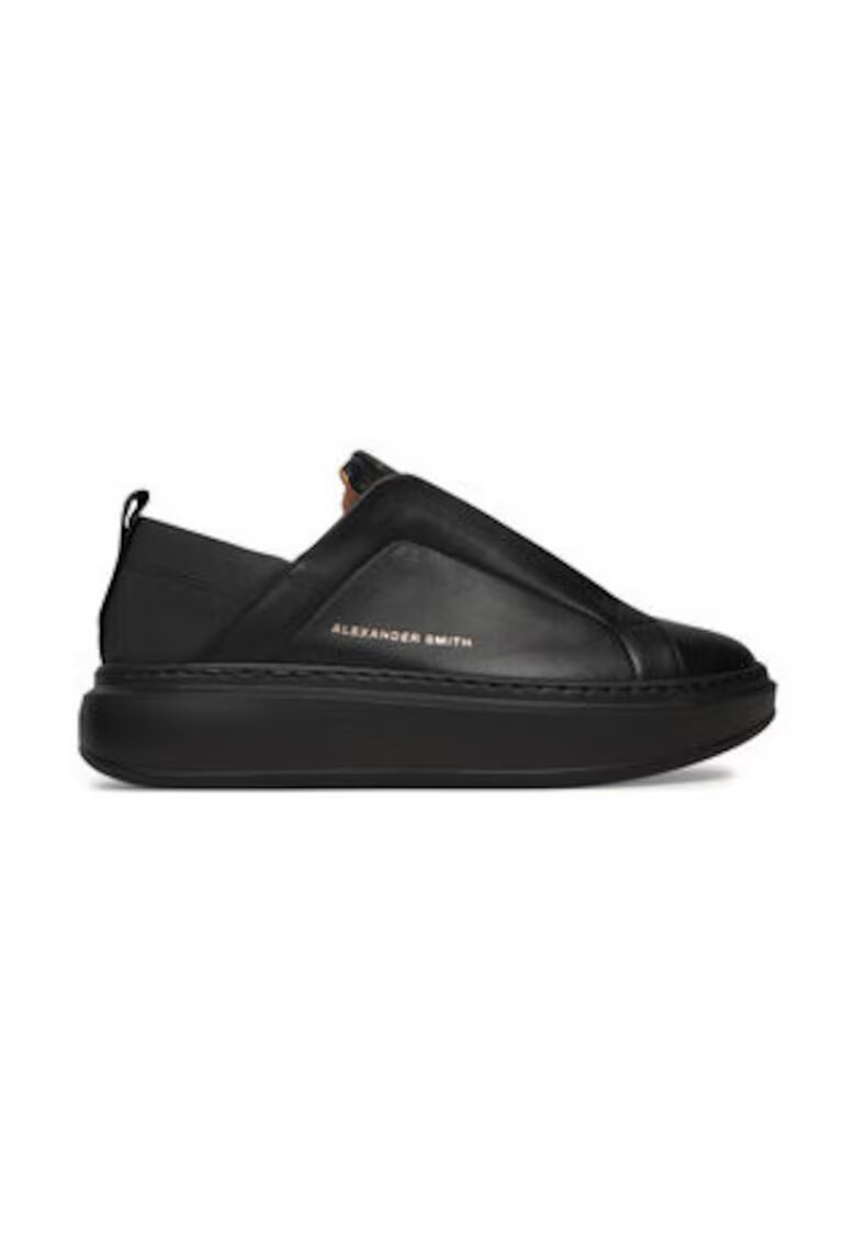 Alexander Smith Tenisi dama din piele naturala - Negru - - Negru