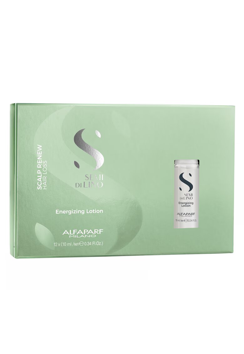 Alfaparf Fiole tratament anti-caderea parului Semi di Lino Scalp Renew Energizing - 12x10 ml