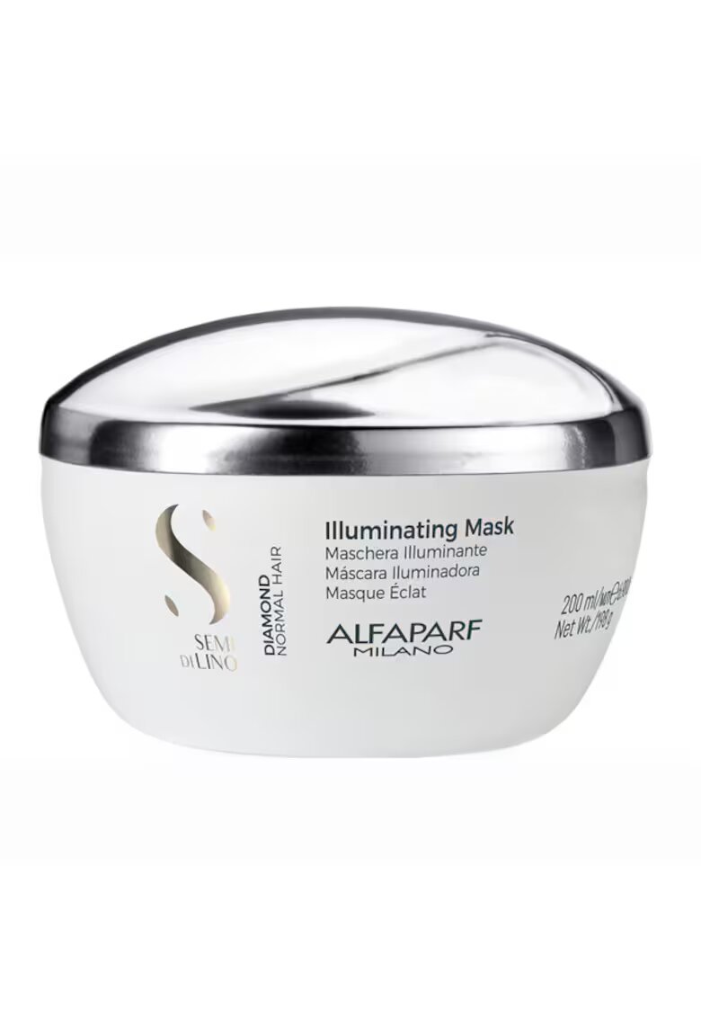 Alfaparf Masca pentru stralucire fara sulfati Semi di Lino Diamond Illuminating Mask - 200 ml