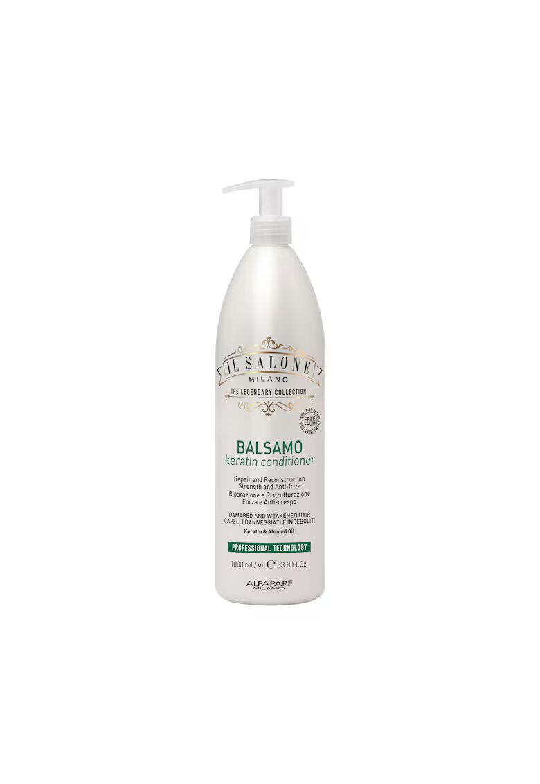 Alfaparf Milano Balsam cu Keratina pentru par deteriorat Alfaparf IL Salone Milano Keratin - 1000 ml