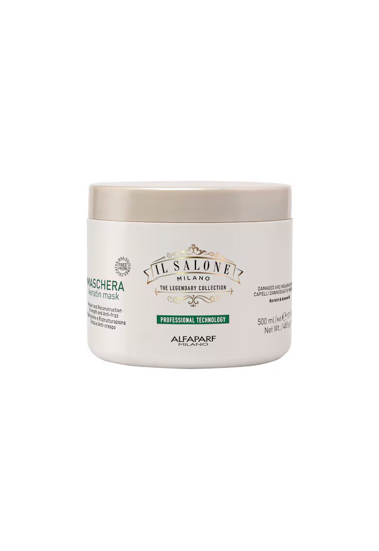 Alfaparf Milano Masca pentru par deteriorat Alfaparf IL Salone Keratin - 500 ml