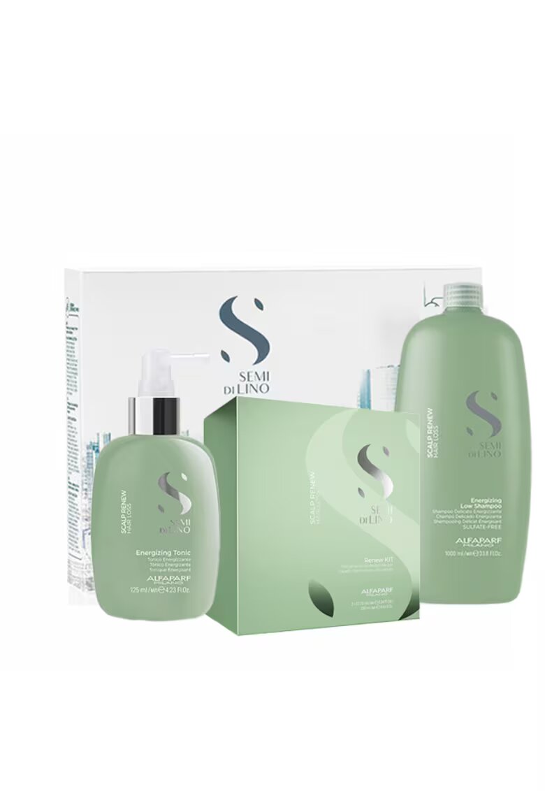 Alfaparf Milano Set anti-cadere Scalp Energizing Sampon 1000 ml - Tonic 125 ml