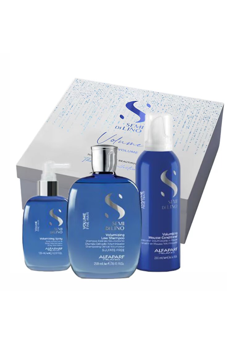 Alfaparf Milano Set pentru par cu volum Volume Magnifying Sampon 250 ml - Balsam spuma 200 ml - Spray 125 ml