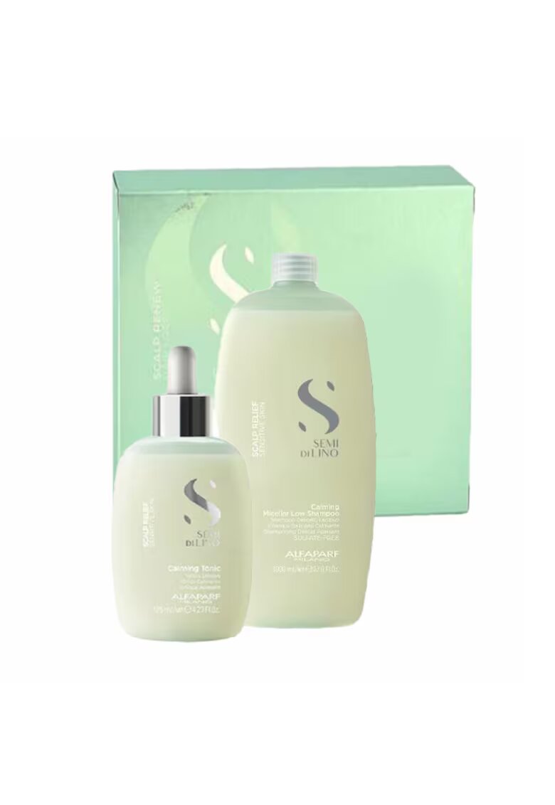 Alfaparf Milano Set pentru scalp sensibil Calming Sampon 1000 ml - Tonic 125 ml