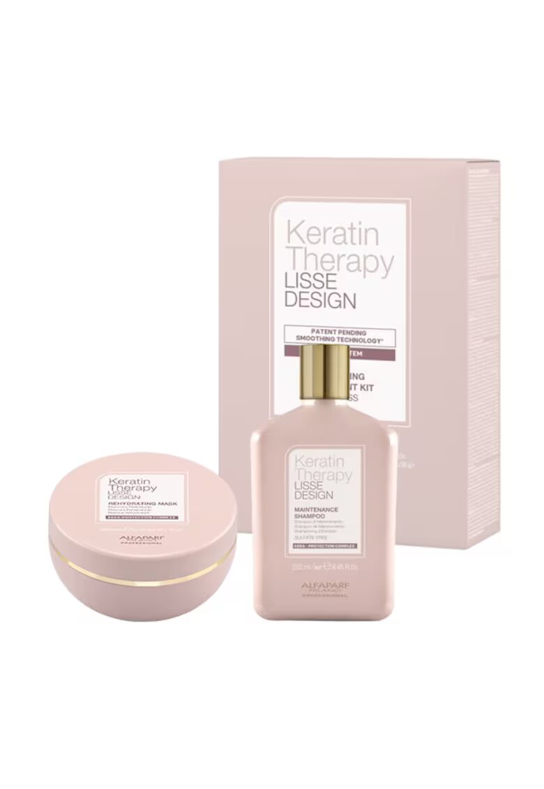 Alfaparf Set Lisse Design Keratin Therapy Maintenance - Sampon 250 ml + Masca 200 ml
