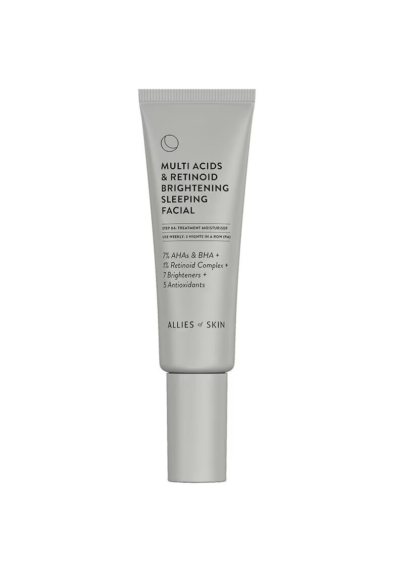 ALLIES OF SKIN Crema de fata - Multi Acids and Retinoid Brightening Sleeping Facial - 48 ml
