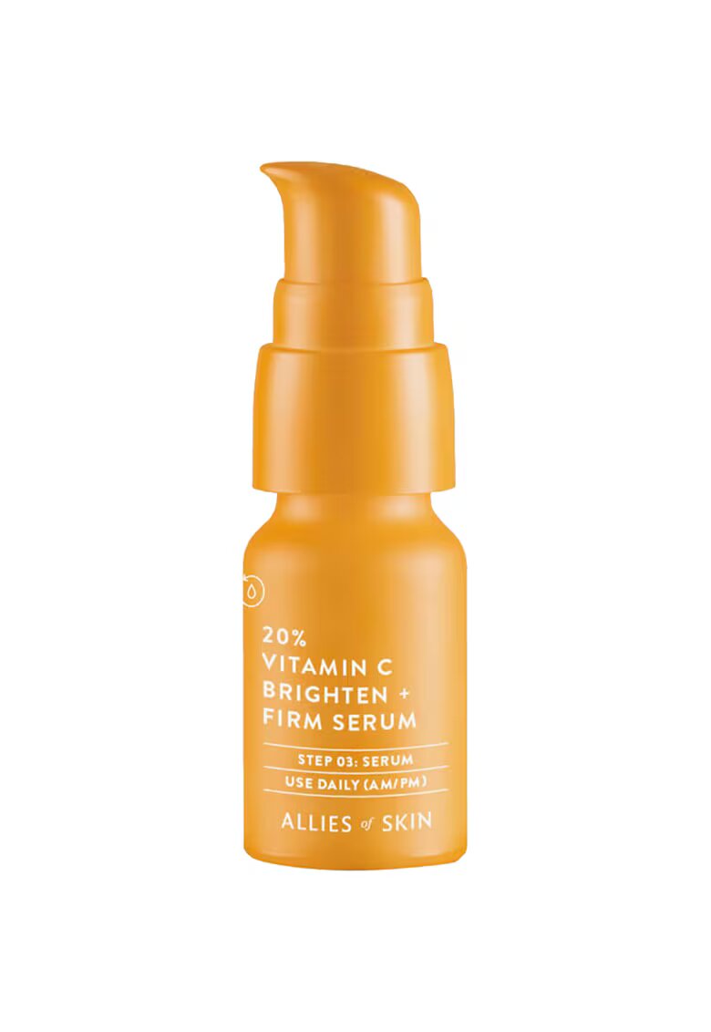 ALLIES OF SKIN Ser de fata pentru iluminare si fermitate - 20% Vitamin C - 8 ml
