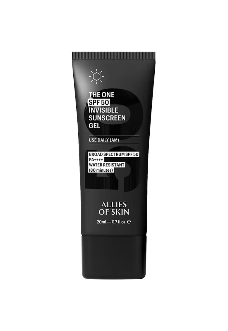 ALLIES OF SKIN The One SPF 50 Invisible Sunscreen Gel - Deluxe Crema de fata 20 ml