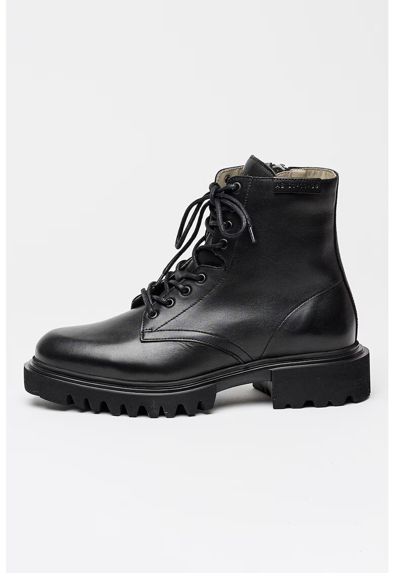 AllSaints Bocanci din piele - Negru