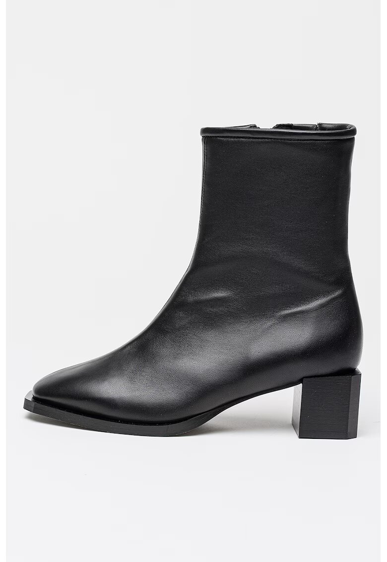 AllSaints Ghete din piele Avril - Negru