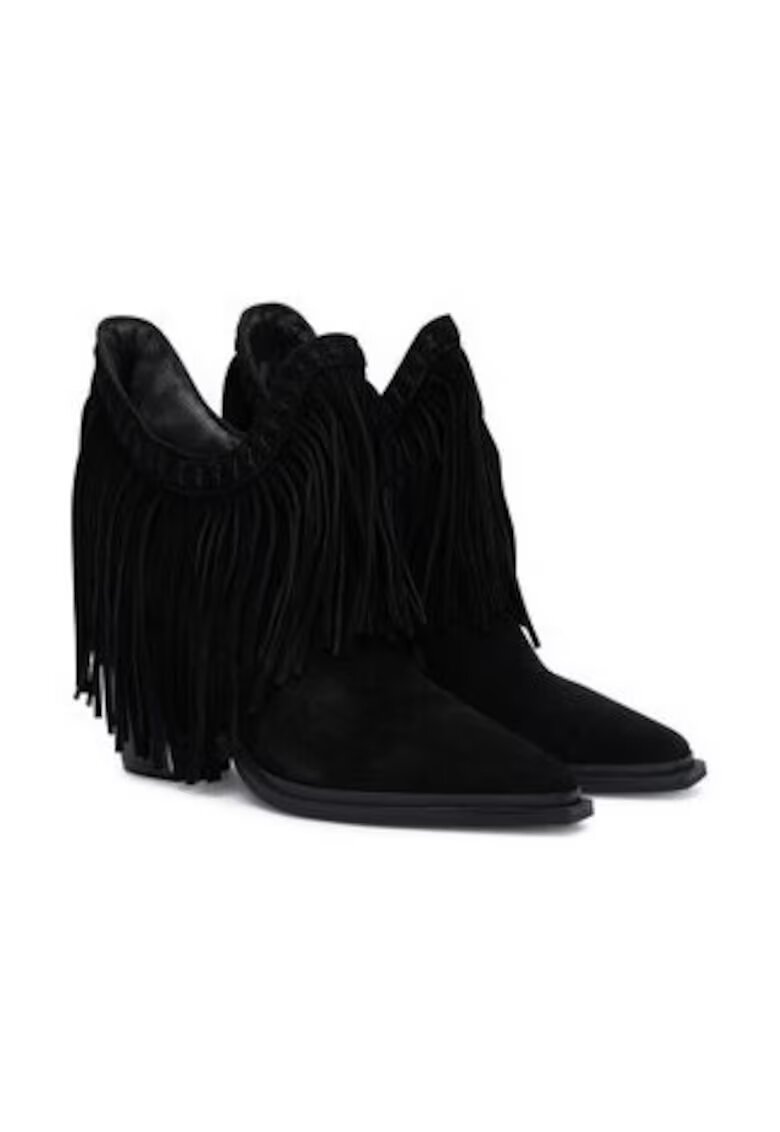 ALMA EN PENA Botine dama 305457981 - Piele naturala - Negru