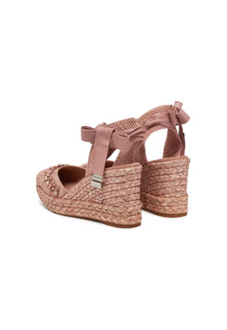ALMA EN PENA Espadrile dama V251105 - Piele naturala - Roz