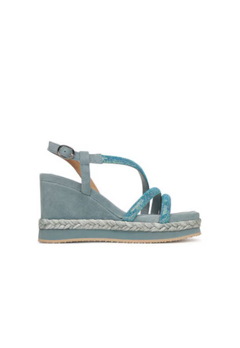 ALMA EN PENA Espadrile dama V251242 - Textil - Albastru
