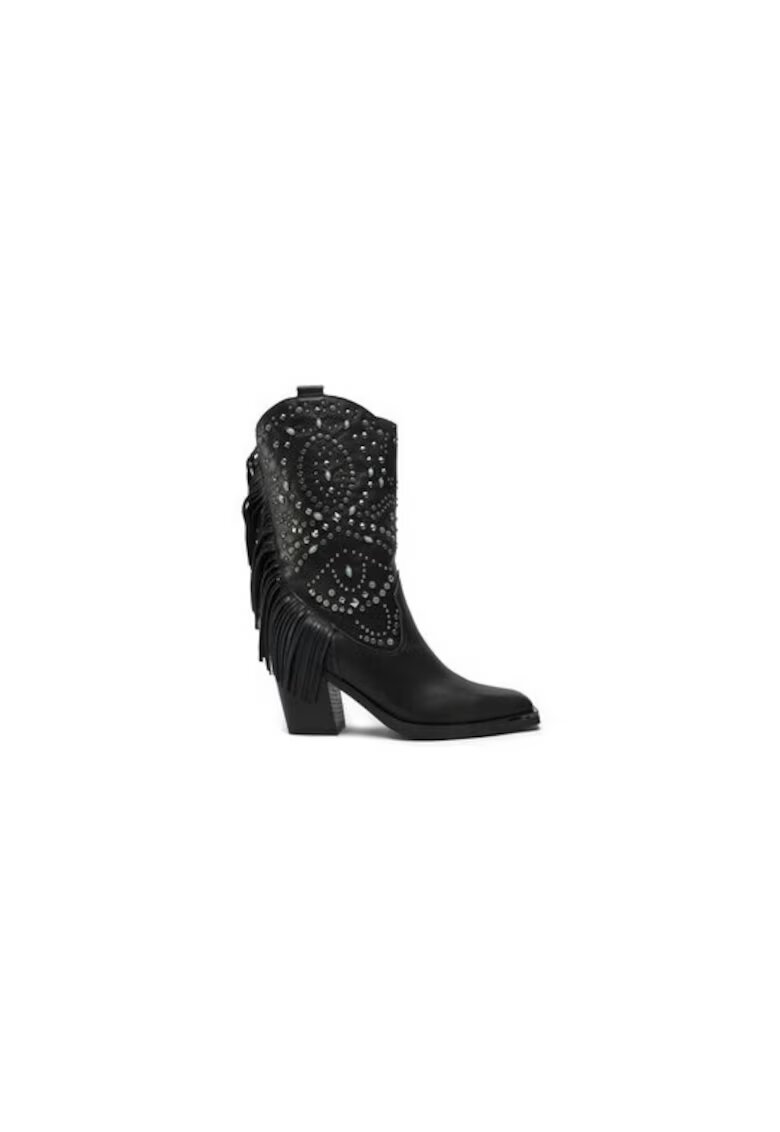 ALMA EN PENA Ghete dama 304523632 - Piele naturala - Negru - Negru
