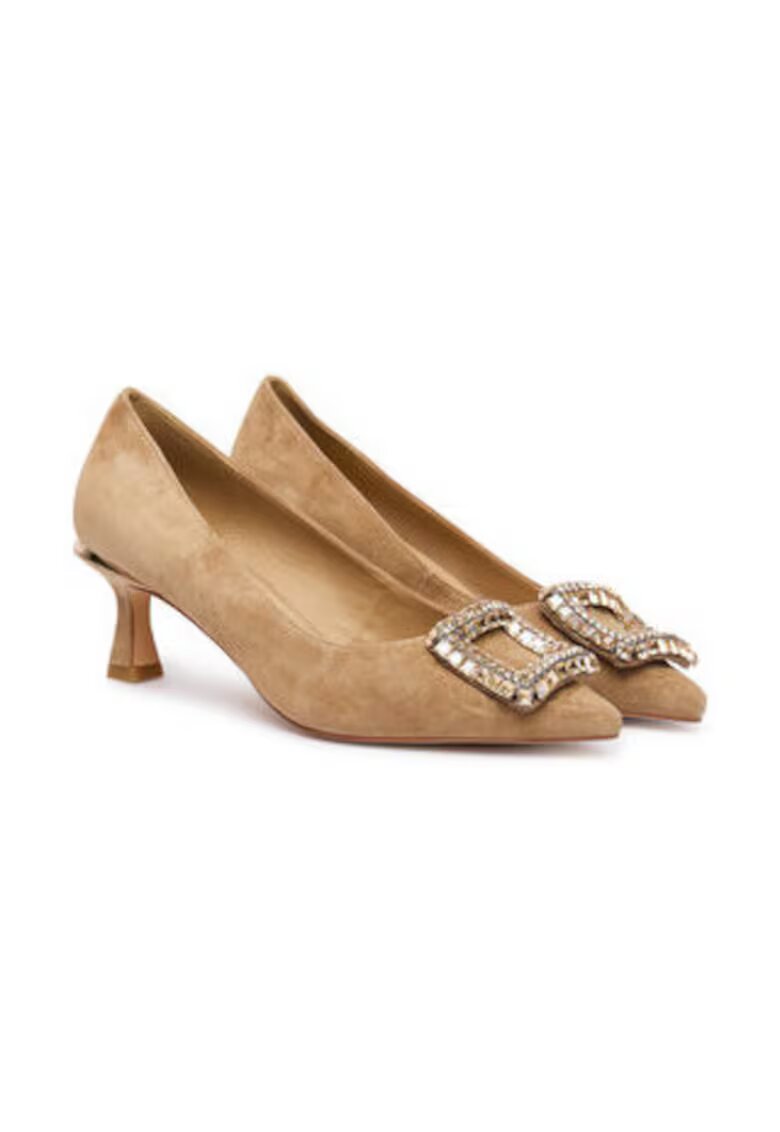 ALMA EN PENA Pantofi dama 305457943 - piele naturala - bej