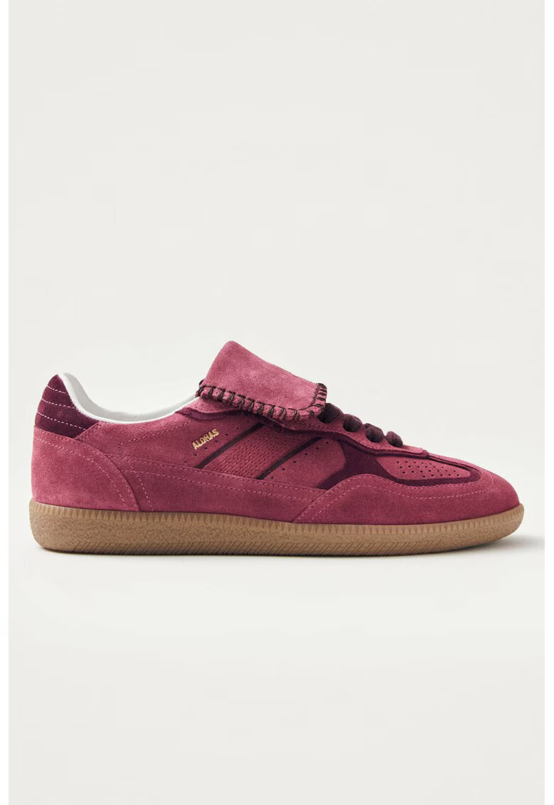 ALOHAS Pantofi sport low-cut de piele intoarsa - Rosu
