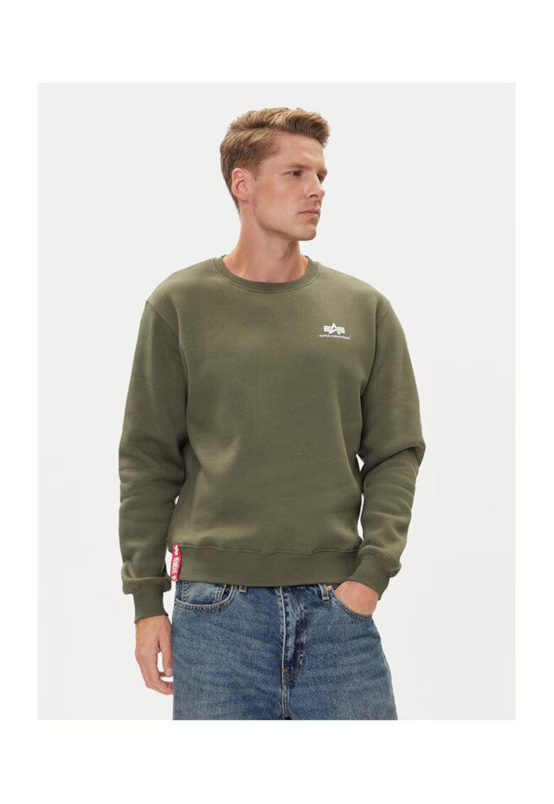 Alpha Industries Bluza Barbati - 207376793 - Bumbac - Poliester - M INTL - Verde