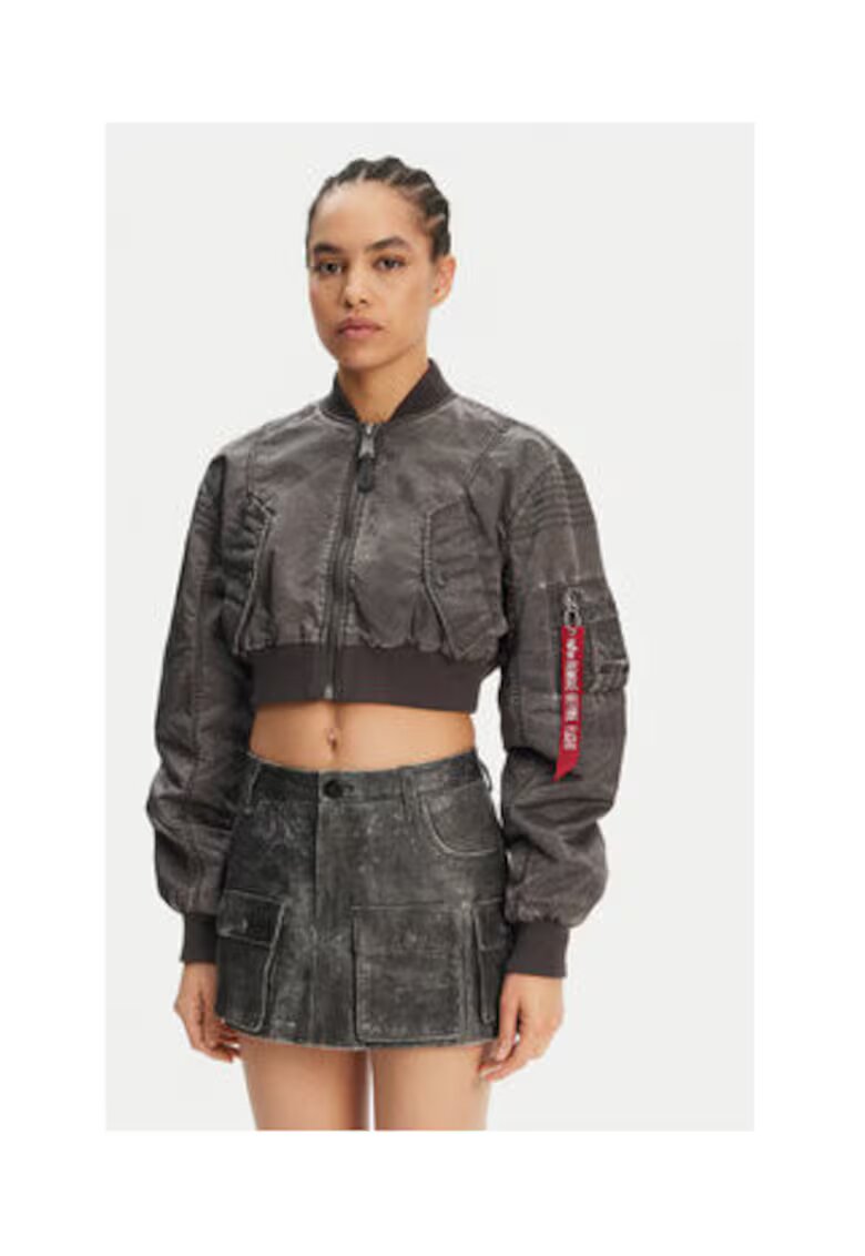Alpha Industries Geaca 156002 684 GRI poliamida - gri - Gri