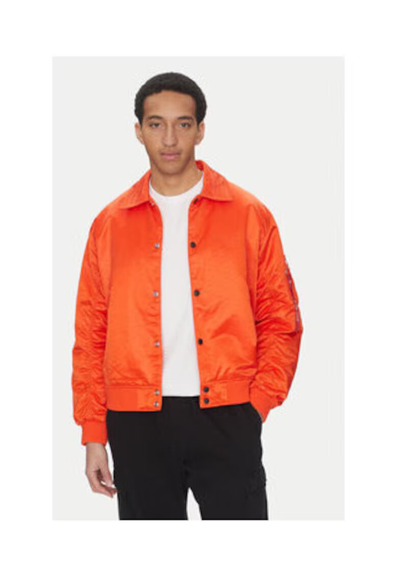 Alpha Industries Geaca barbati - 156145 736 BOOST - poliamida - portocaliu
