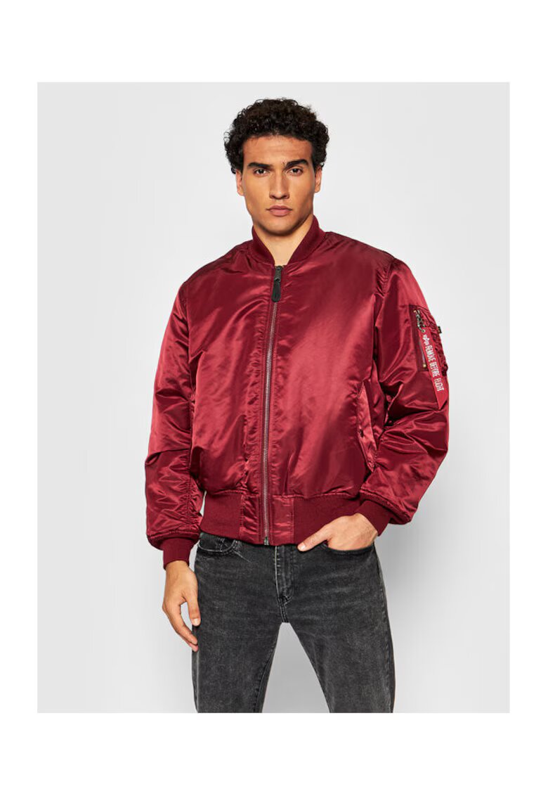 Alpha Industries Geaca barbati - 209171594 - Nylon - Rosu - Rosu