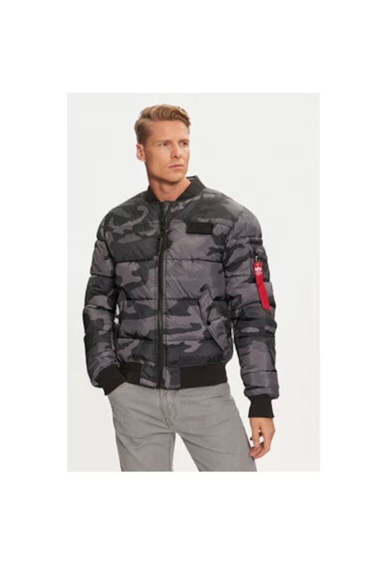 Alpha Industries Geaca barbati - 304543654 - Poliester - Negru - Negru