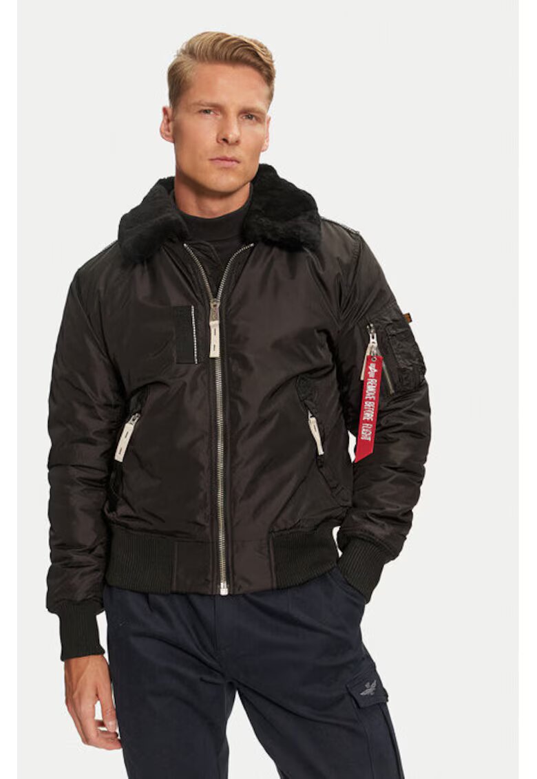 Alpha Industries Geaca barbati - 304543678 - Nylon - Negru - Negru