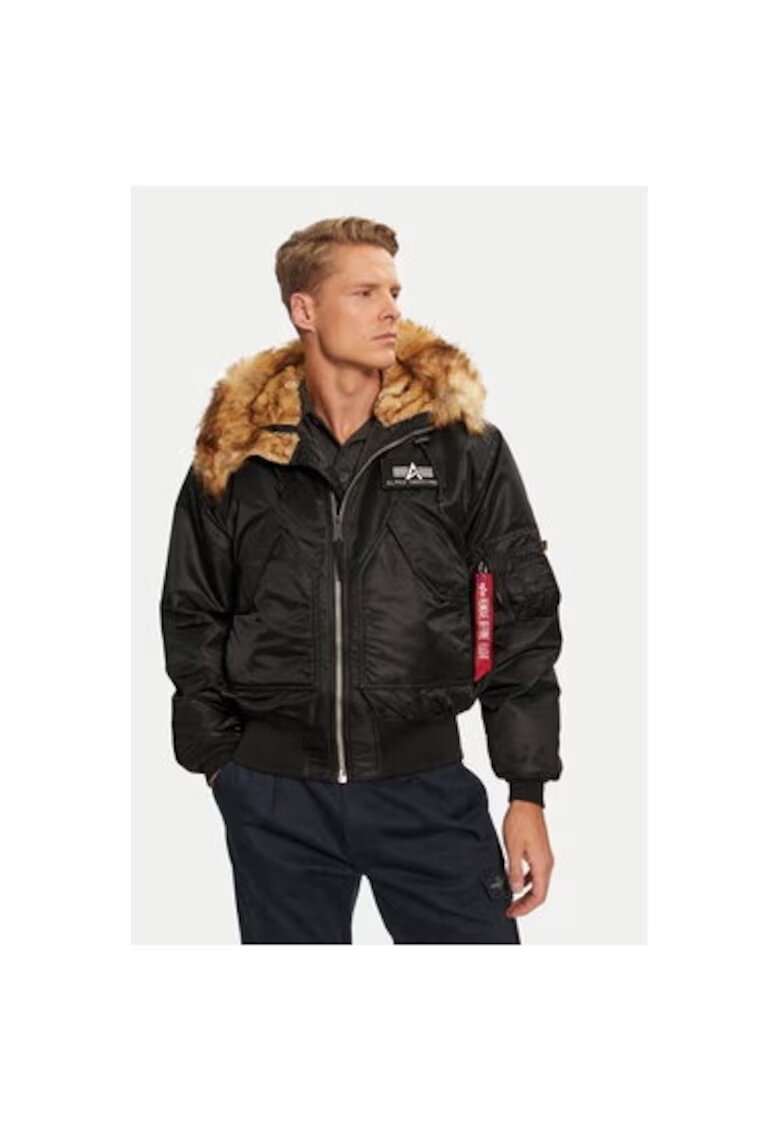 Alpha Industries Geaca barbati - 304544187 - Nylon - Negru - Negru
