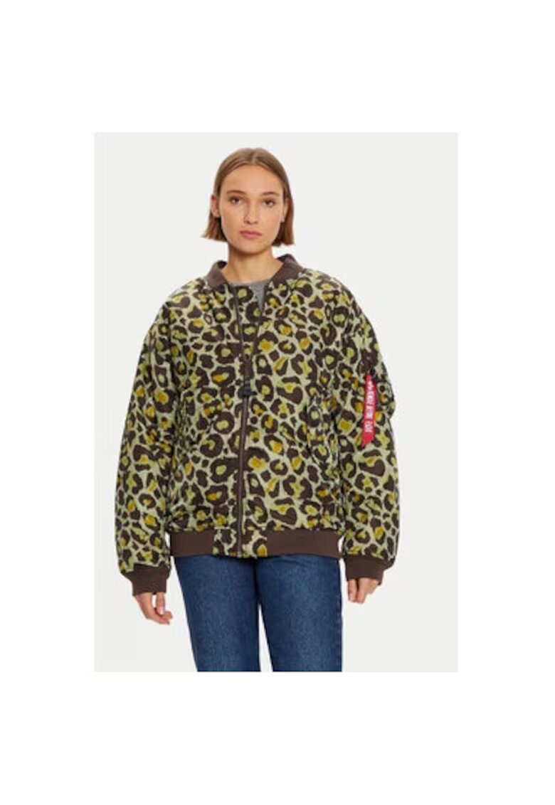Alpha Industries Geaca dama - 304543494 - Nylon - Verde - Verde