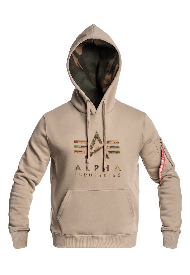 Alpha Industries Hanorac barbati - Bumbac - Bej - Bej