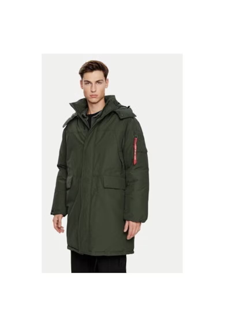 Alpha Industries Jacheta barbati - 304544040 - Bumbac/Nylon - Verde - Verde