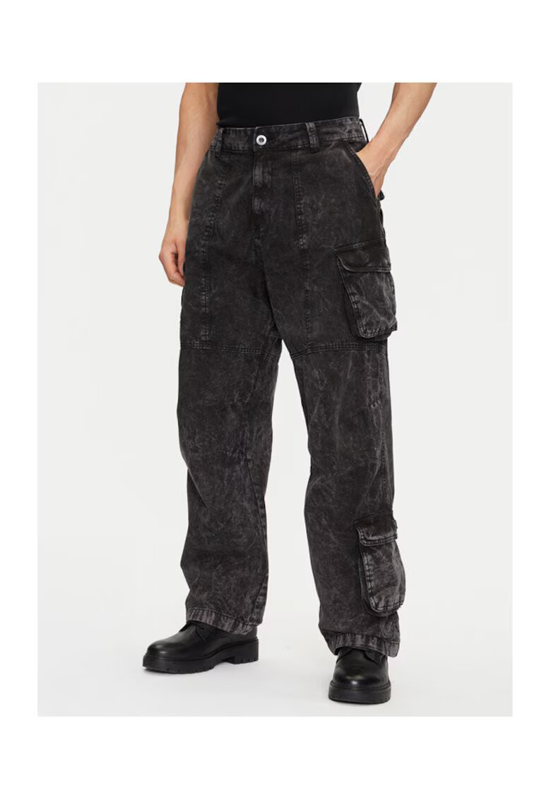 Alpha Industries Pantaloni barbati 156212 - Bumbac - Negru - Negru