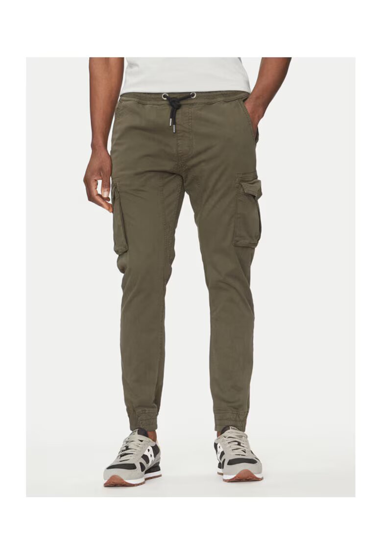 Alpha Industries Pantaloni barbati - 301547433 - Bumbac - Gri - Gri