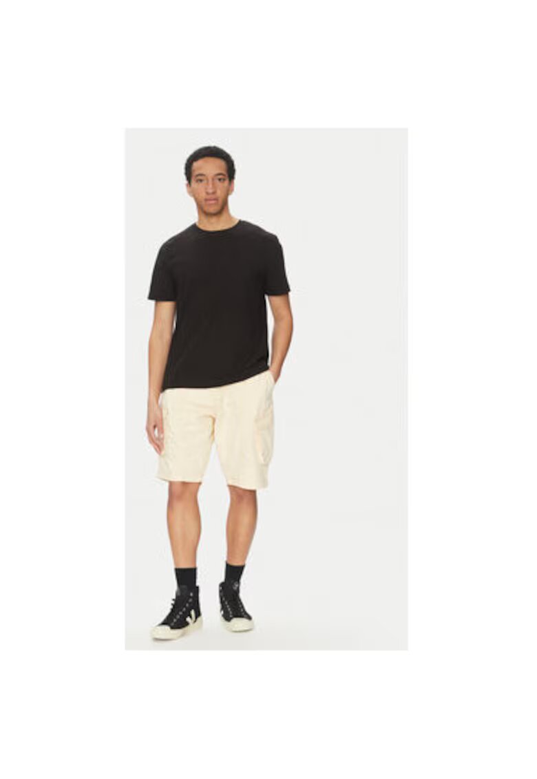 Alpha Industries Pantaloni scurti din denim barbati 156259 - Bumbac - Alb - Alb