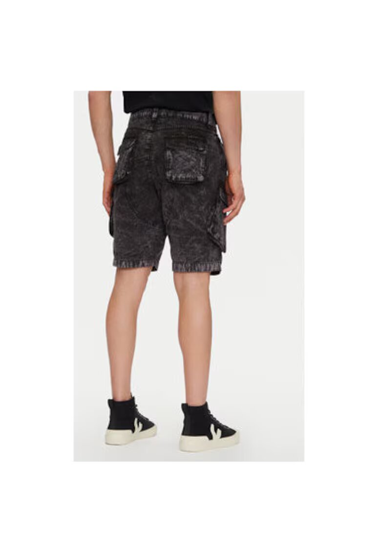 Alpha Industries Pantaloni scurti din denim barbati 156259 - Bumbac - Negru - Negru